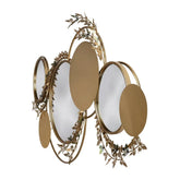 Close-up of premium frame detailing on classic decorative mirror
